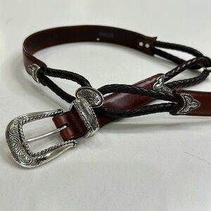 Brighton belt vintage leather belt size medium